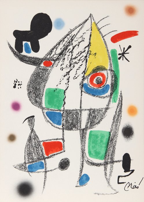 Joan Miro (1893-1983) - Maravillas con Variaciones Acrosticas en el jardin de Miró