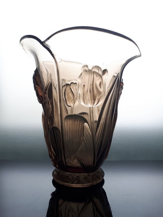 Josef Inwald - Barolac  - Art Deco Tulip vas - Glas