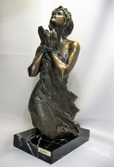 Gieterij André Paor - 簽名並蓋章雕塑 (1) - 大理石
