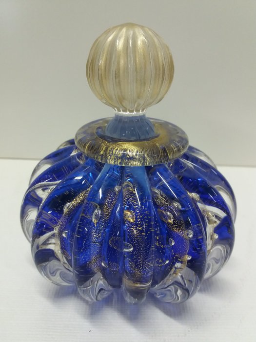 Gambaro & Poggi - Sommerso Flask with Gold Leaf - Glas