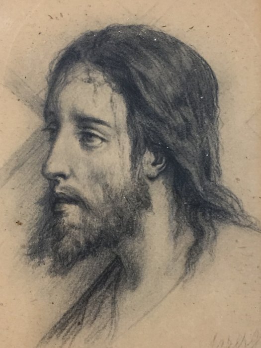 Hippolyte Lazerges - "Ritratto di Cristo"