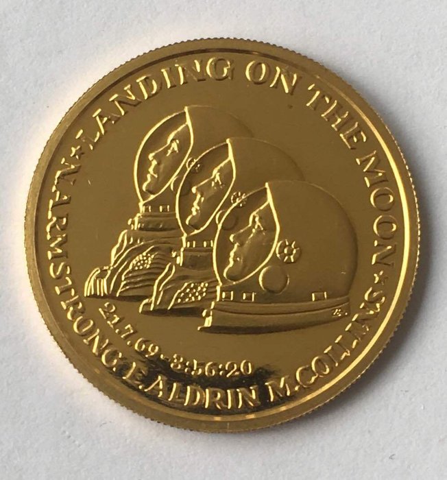 United States - médaille Apollo XI  landing on the moon  21/07/1969 - Gold