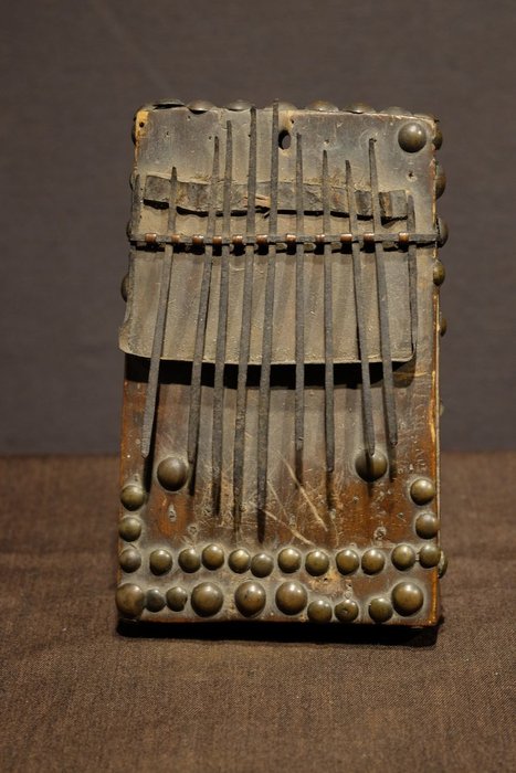 Musical instrument - Metal, Wood - Sanza lamellophone, NO RESERVE - Bakongo - Congo DRC 