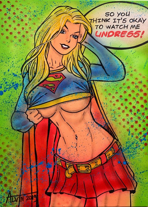 Naked supergirl sexy 