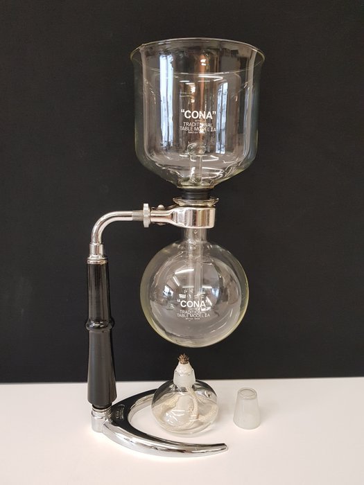 Cona Spirit Kaffeemaschine de Luxe / Modell 11A (1) - Glas / Kunststoff / Metall.