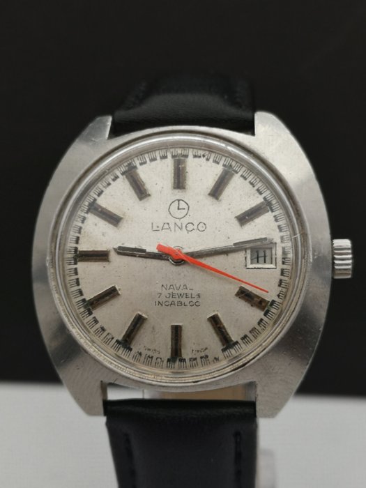 Lanco - Naval - (Tissot 782-1) -  17Jewels - Incabloc - 2602 - 36.5 mm - Genuine Swiss Made - 男士 - 1970-1979