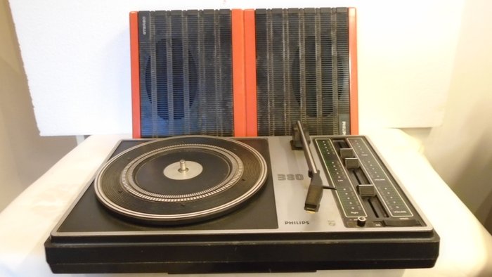 Philips - platen speler - Vintage record player 380