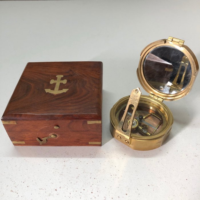 Stanley London - Natural Sine - Clinometer Compass (1) - Brass