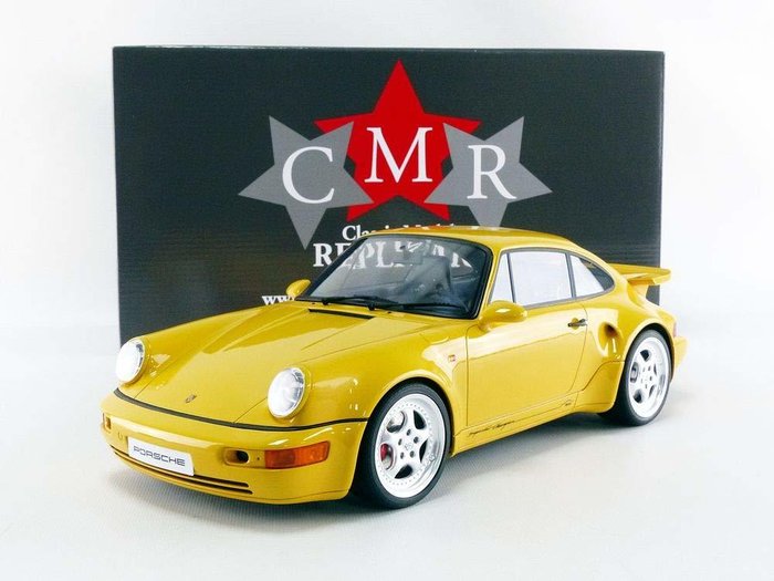 CMR Classic Model Replicars - 1:12 - Porsche 911 (964) Turbo S Leichtbau - Geschwindigkeit Gelb