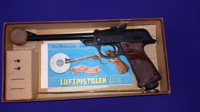 德国 - Walther (Carl Walther Gmbh Sportwaffen) - LP53 - Spring-Piston - 空气手枪 - .177 Pellet Cal