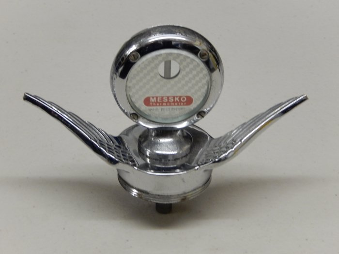 Radiator Temperature Gauge - Messko Thermometer Calormeter Radiator Gauge with Wing Cap - 1920-1930 