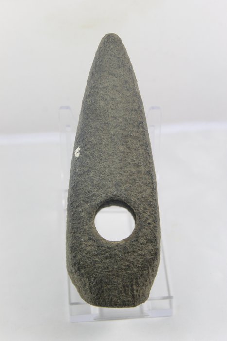 Prehistórico, Neolítico Piedra Martillo de hacha perfectamente conservado - (1)