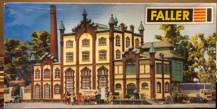 Faller H0 - 130979 - Scenery - Building Package Brewery, in two variants build