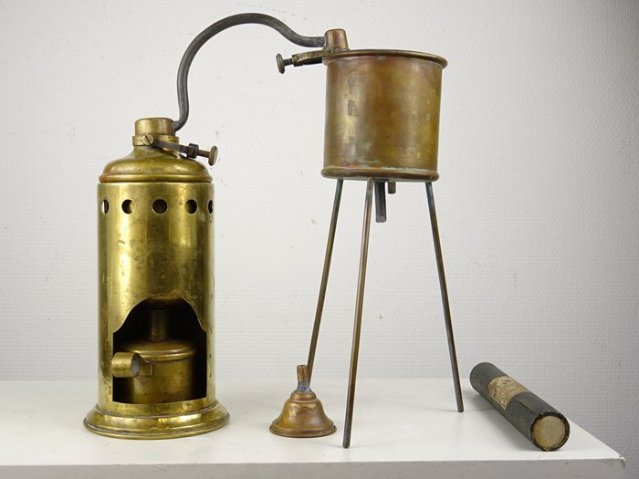 Salleron Dujardin，巴黎Alembic酒精酿酒厂 - 铜, 黄铜 - 1900年