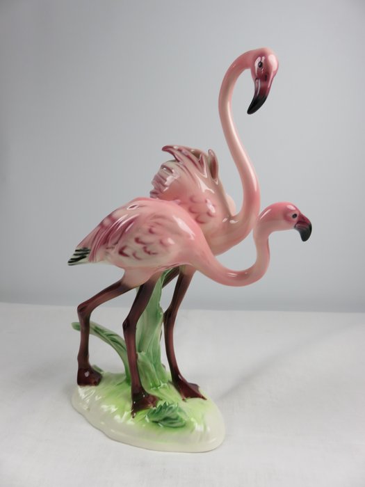 Goebel - Figurine(s), Flamingo (1) - Porcelain