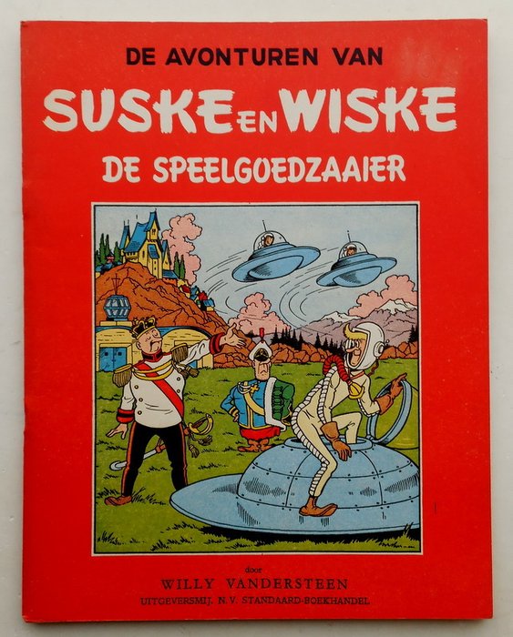 Suske en Wiske - RV 22 a - De speelgoedzaaier - Häftade - Första upplagan - (1954)