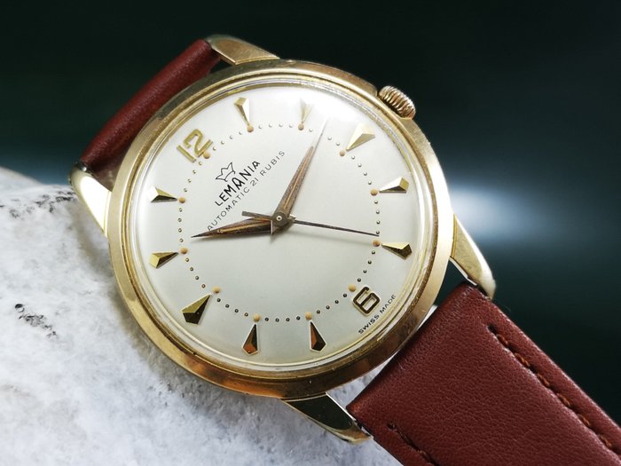 Lemania - *Cal. 4650* Vintage Automatic Dress Wristwatch  - 9109 PA - Men - 1950-1959