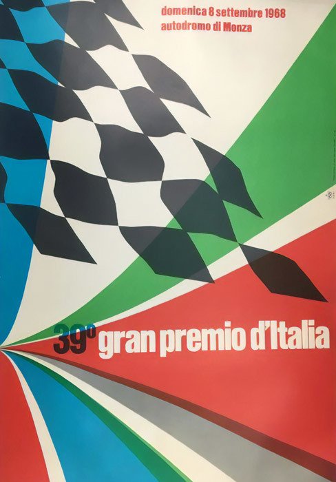 Max Huber - 39° Gran premio d'Italia Monza, Formula 1 - 1968