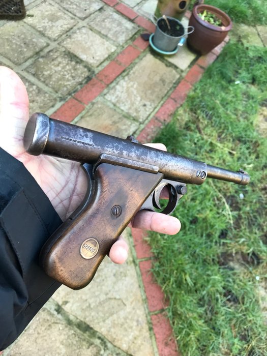 Royaume-Uni - HAENEL 28 PRE WAR 1930'S PISTOL  - Spring-Piston - Pistolet à air comprimé - .177 Pellet Cal