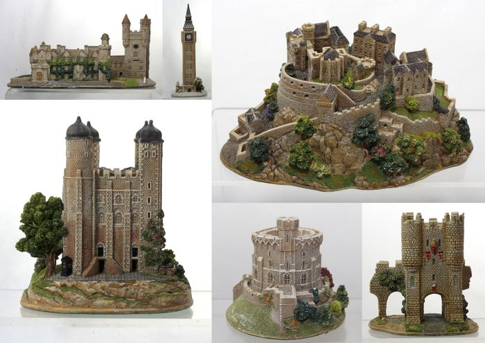 Lilliput Lane - Britain's Heritage Collection - Castles and historic buildings (6) - Composite