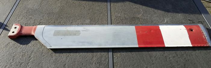 Tail rotor blade -  Bell UH-1 Iroquois helicopter - Aluminum and stainless steel