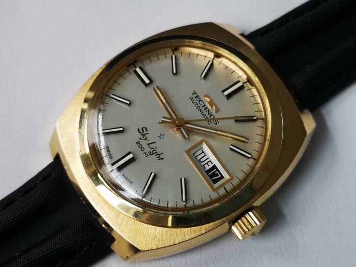 TECHNOS - Sky Light 200m Incablock Automatic Watch - Férfi - 1970-1979