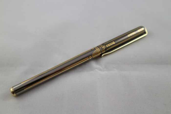 Elysee - fountain pen series empire 24 carat gold plated - 1 fountain pen of 1
