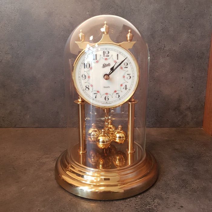 Schatz - Pendulum Clock - Brass, Glass