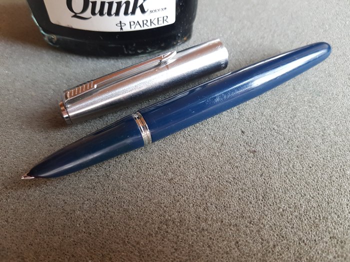Parker - 21 - Fountain pen - Blue and steel