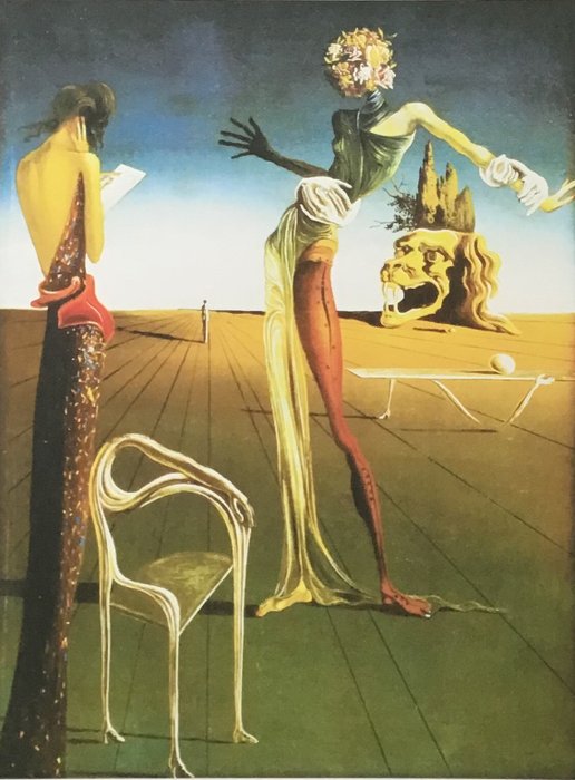 Salvador Dali  - Femme à la tête de rose (1935)