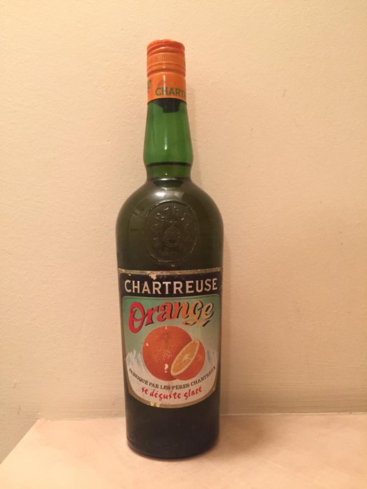 Chartreuse - Orange - Voiron - b. Jaren 1970 - 0,7 Liter