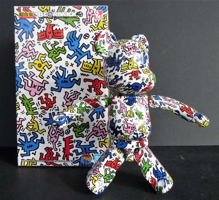 Keith Haring - Be@rbrick 200% - Metal Collection - Full Articulat