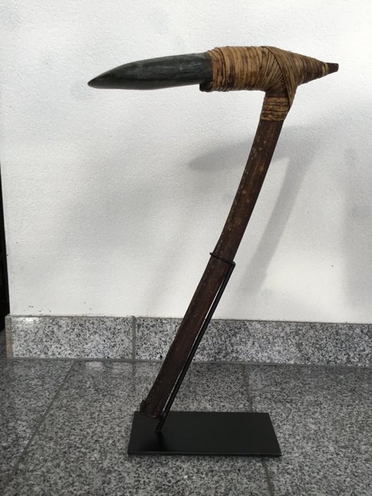 斧頭 (1) - 石 - Asmat - 西巴布亞省(前伊里安查亞省) 