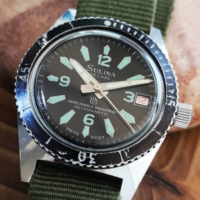 SULINA - *De Luxe* 121 Diver's Watch - Άνδρες - 1970-1979