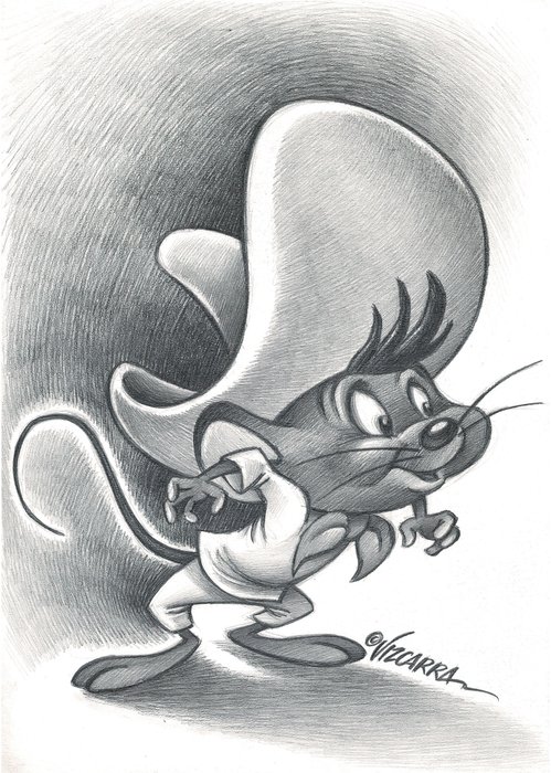 Speedy Gonzales - Looney Tunes - Original Drawing - Joan Vizcarra