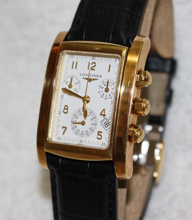 Longines - Longines Dolce Vita 18k Solid Gold Chronograph Fancy Watch - L5 656 6 - 男士 - 2000-2010