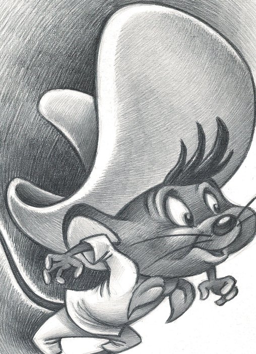 Speedy Gonzales - Looney Tunes - Original Drawing - Joan Vizcarra - Pencil ...