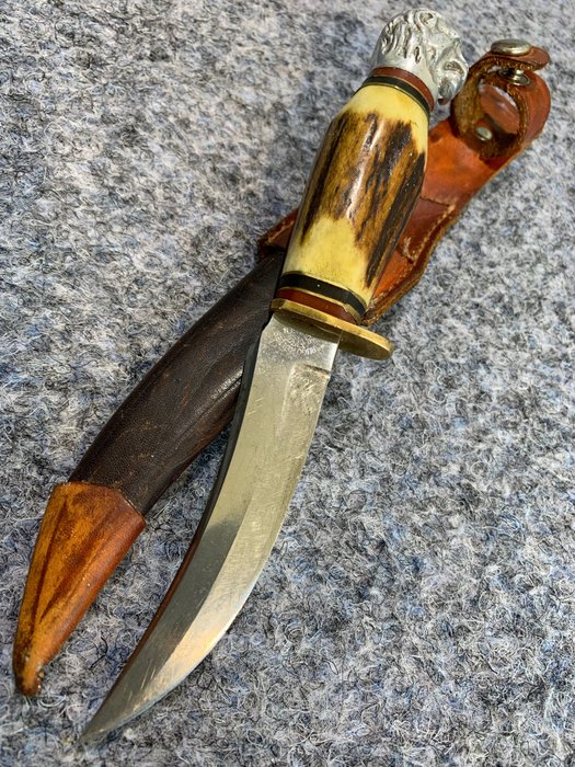 Alemanha - Hunting Knife HUGO KÖLLER, SOLINGEN -  1950's  - Hunting - Faca