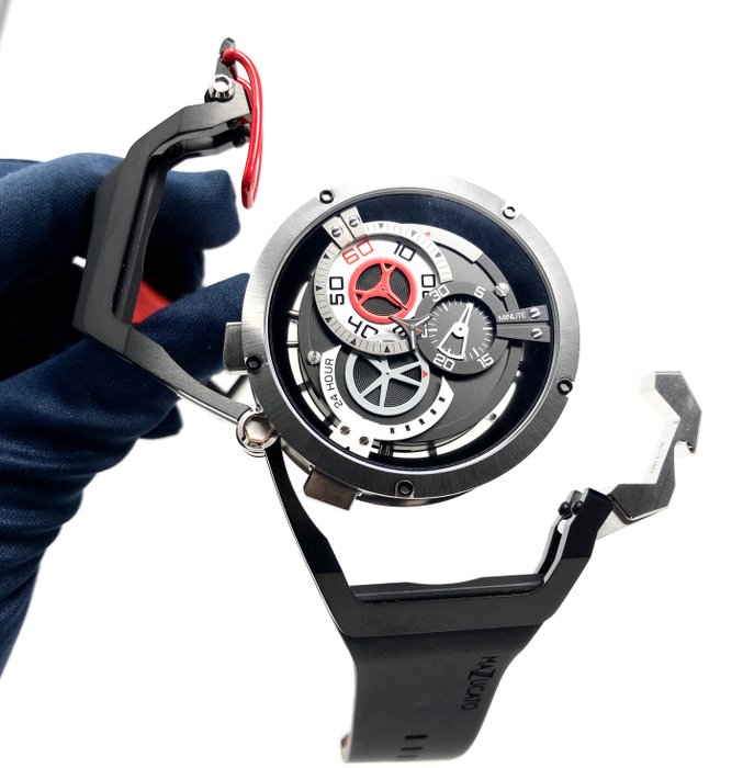 Mazzucato - RIM Reversible Watch Black & Red "NO RESERVE PRICE" - 01-BK186 - Herren - brand new