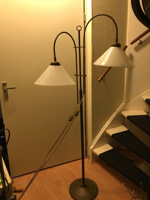 Berliner Double Arms Floor Lamp, Double Arm Floor Lamp