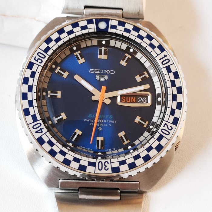 Seiko - Blue Sports Speed Racing *Rally Diver* - Automatic - Catawiki
