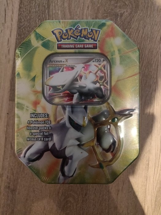 Pokémon - Scatola di latta Arceus Collector's Tins: LV.X Tin (Green) - 2009