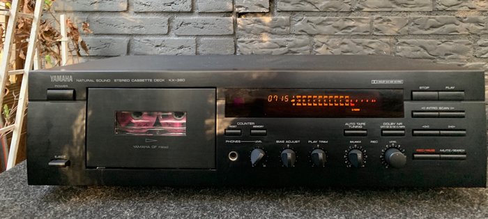 Yamaha - KX-380 - Leitor de cassetes