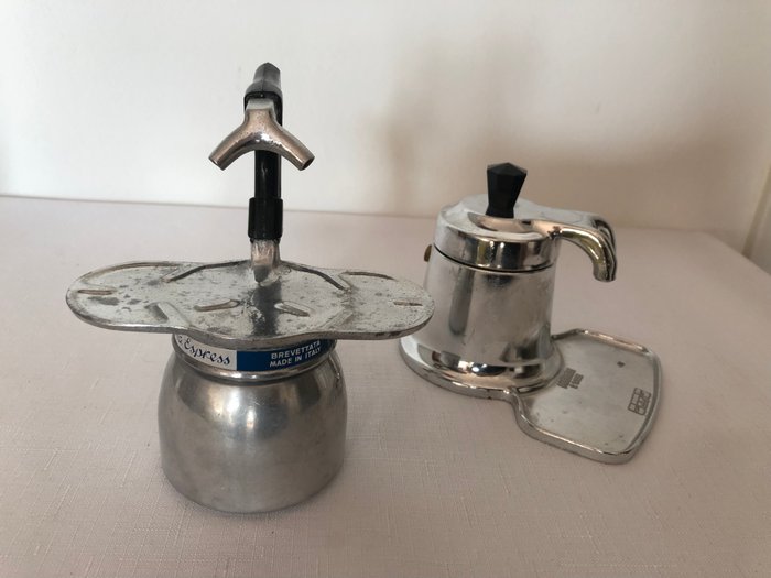 Mignon OMG e Nova Express  - Vintage Espresso coffee maker (2) - Aluminium