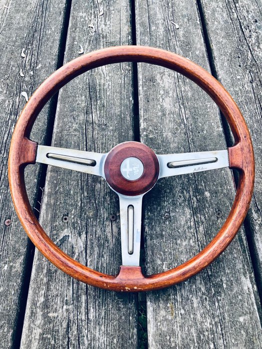steering wheel - Volante Hellebore Alfa Romeo completo di Clacson - 1955-1965 (1 items) 