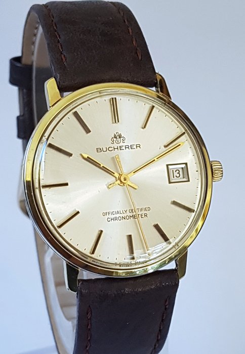 Bucherer - Officially Certified Chronometer - "NO RESERVE PRICE" - 男士 - 1970-1979