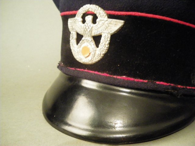 Tyskland - 2 brandvæsen politi visir cap cap