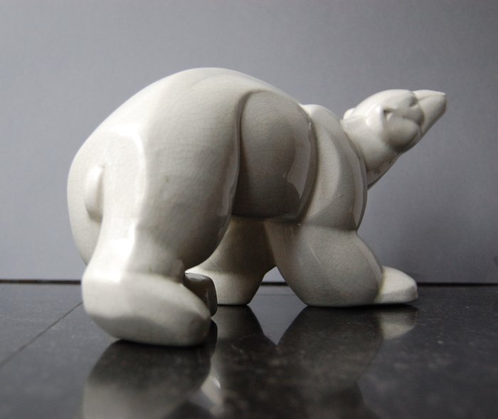 Charles Lemanceau - Saint Clement  France - Art deco estilizado urso polar