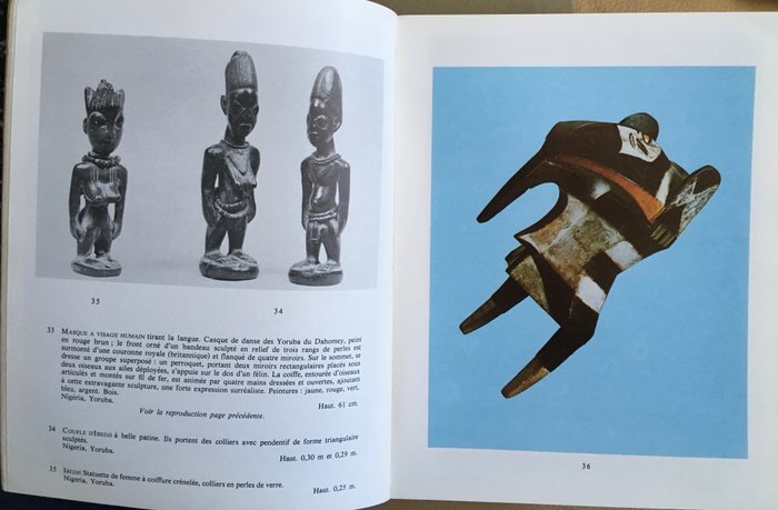Alte Kataloge Art Tribal Stu LOUDMER Paris 7 Papier Afrika