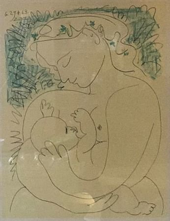 Pablo Picasso (after) - Grande Maternite 29-4-63 Moeder en Kind